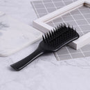 Anti-static Comb Hollow-out Massage Hair Brush Hairdressing Tool (Black) Newly