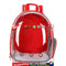 Pet Travel Carrier Transparent Space Capsule Cat Bubble Backpack (Red) Newly