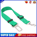 Car Pet Dog Seat Belt Puppy Safety Seatbelt Dog Harness Lead Clip (Green)
