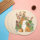 Decor Party Supplies Round Wood Pieces Wood Circles Blank Plaque Ornament