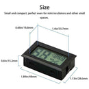 White/Black Digital LCD Temperature Humidity Meter Thermometer Hygrometer Gauge
