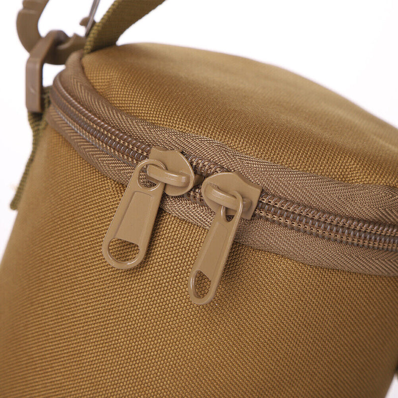 Outdoor Gas Canister Lamp Storage Bag Portable Water Bottle Cover (Camel S)
