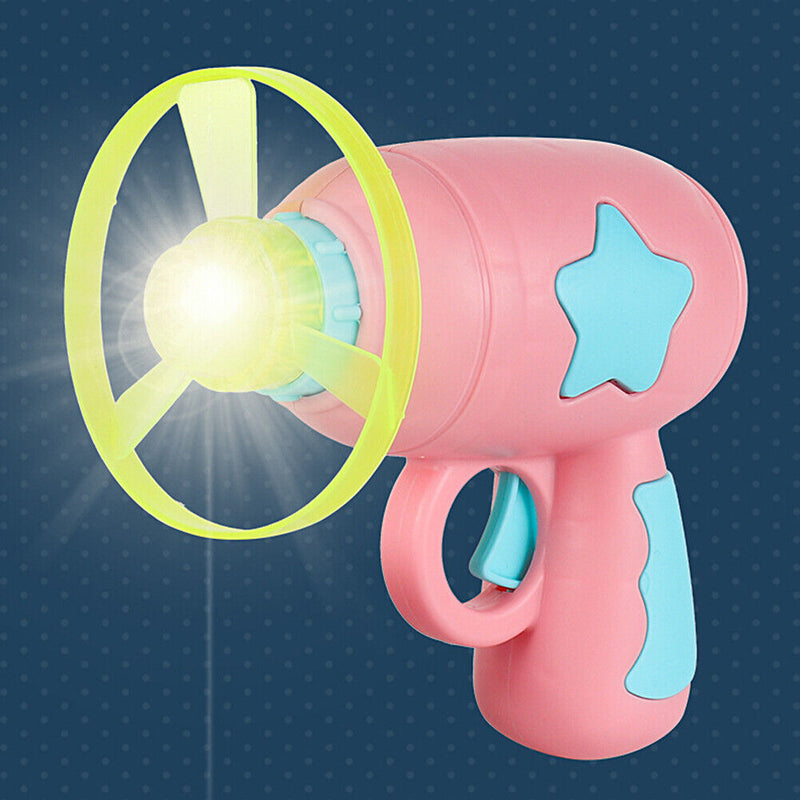 Cats Interactive Toys Flying Saucer Luminous Dragonfly Play Disc (Pink) Newly