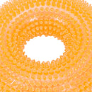 Bite Resistant Golden Dog Retriever Circle Ring Thorn Molar Ball (S Orange)