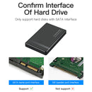 5Gbps SATA 2.5 inch Solid State Drive Box SSD External Enclosure (Type-C)