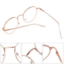 Metal Portable Eyeglasses Frame Round Glasses Optical Glasses Spectacles