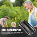 4pcs Adjustable Grill Heat Plate Shield Tent Kits BBQ Grill Replacement Parts