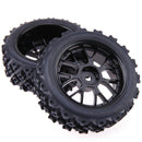 4pcs Star Pattern Rubber RC On Road Car Tires for 1/10 Universal Car Tamiya