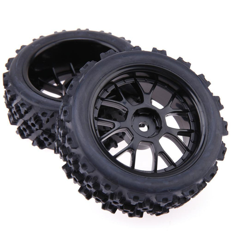 4pcs Star Pattern Rubber RC On Road Car Tires for 1/10 Universal Car Tamiya