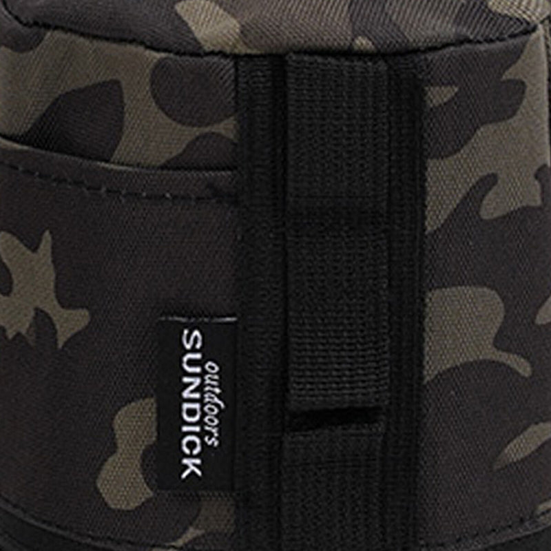 Gas Canister Cover Gas Tank Storage Bag for Camping (Black Camouflage L) Newly