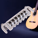 Guitar Accessories Wraparound Bridge String Holder Cleats Chrome Style Guitar Bri