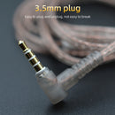 High-Purity Copper Twist Earphone Wire for KZ/CCA ZST ZSR Cord (C with Mic)