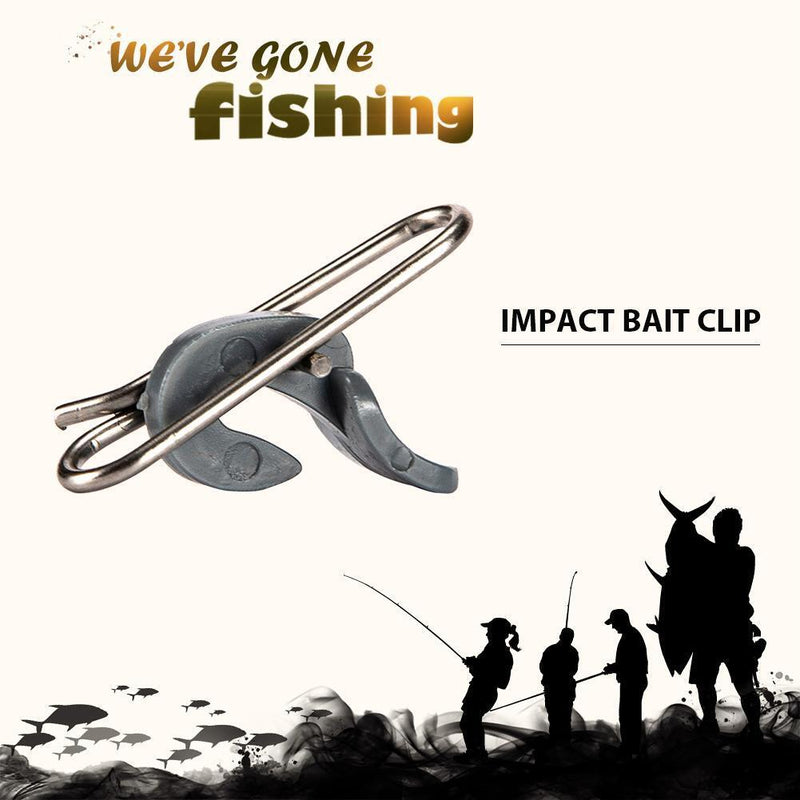 10pcs Stainless Steel Impact Bait Clip Fishing Hook Decoupling Accessories Newly