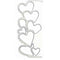 Heart Border Edge Frame Metal Stencil DIY Scrapbook Craft Cards Album M2G8