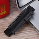 90 Degree 7+15Pin SATA Male, Female Port Adapter Card for SATA HDD SSD