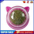 Catnip Ball Cat Toys Licking Teeth Chewing Pet Training Bite Balls (Purple)