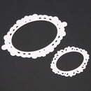 2PCS Lace Oval Clip Lifting Machining Dies Stencils for DIY Scrapbooki
