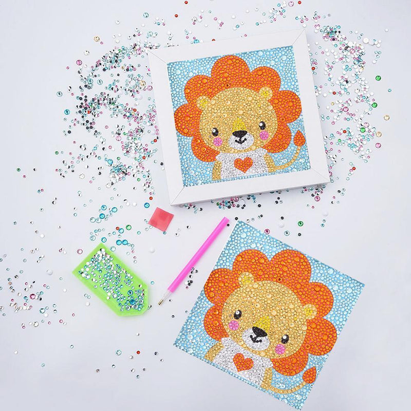 5D DIY Full Drill Diamond Painting Cartoon Kids Embroidery Kit Gift (AT037)