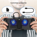 Cooling Fan with Stand Portable Dual C-Port Adapter for Steam Deck/Switch/OLED