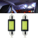 Canbus COB 39MM Car LED Reading Bulbs Festoon Light Dome Lamp C5W For 2Pcs