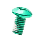 12pcs T25 M5 Bicycle Disc Brake Rotor Torx Bolts Bike Fix Screws (Green)