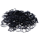 2000pcs/Lot Disposable Kids Small Rubber Bands Girls Hair Loops(Black)