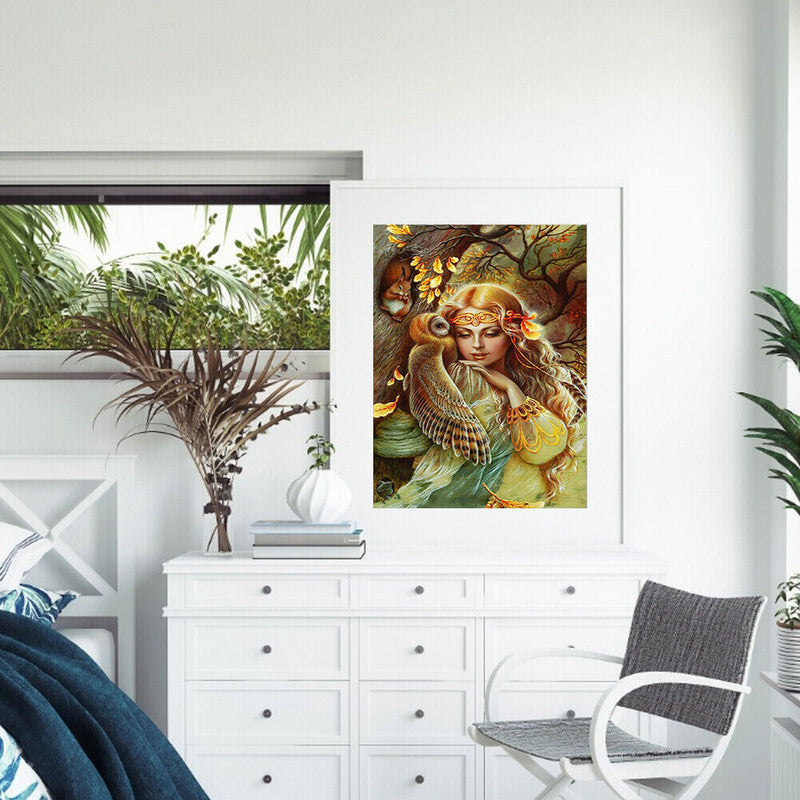 Princess Oil Paint By Numbers Canvas Set Drawing DIY Coloring Picture for Adults