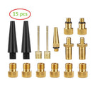 15pcs/set Bicycle Valve Adapter Presta to Schrader Cycling Bike Tire Tools