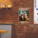 Playing Guitar Retro Metal Plate Tin Sign Plaque Poster for Bar Club Cafe