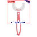 Kids U-Shaped Toothbrush Silicone 360 Degree Oral Care Cleaning Tool for Kids