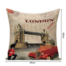 Non-fading London Printed Pillowcases Square Cleanable Sofa Car Cushion Covers