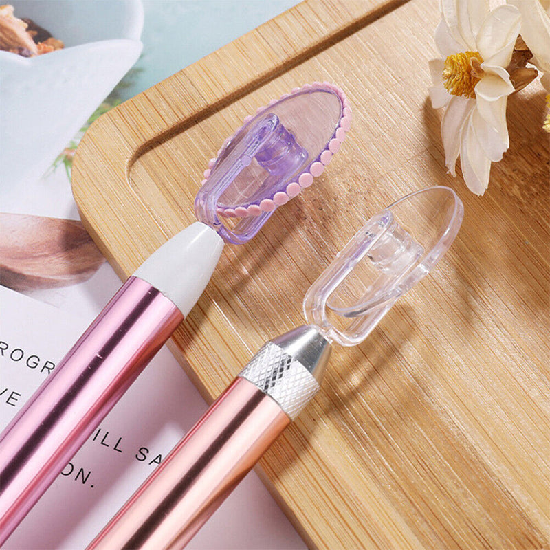 6pcs Colorful Point Drill Pen Wheel Diamond Painting Roller with Adhesive Tape