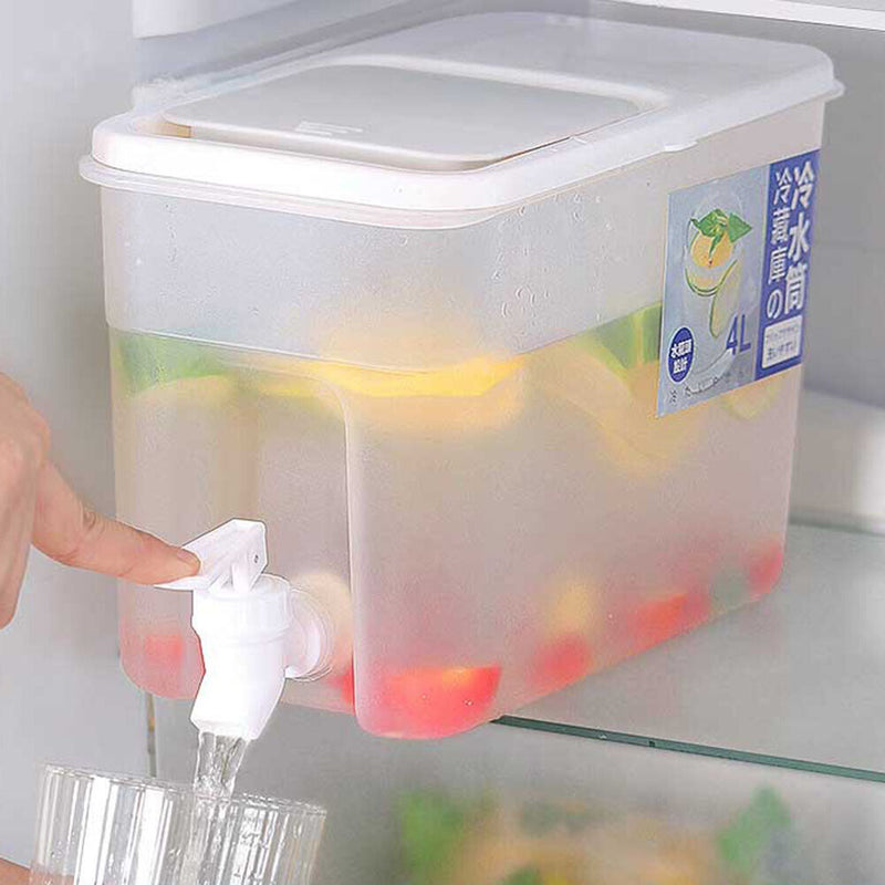4L Refrigerator Ice Drinks Bucket Lemonade Water Fruit Tea Kettle