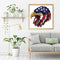 Hand Painted on Canvas DIY Flag Eagle Oil Paint By Numbers Drawing Kit Ornaments