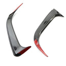 Rear Bumper Vent Canards for Mercedes CLA 200 AMG 14-18 (Carbon Fiber Look)