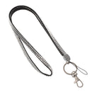 Retractable Card Holder Crystal Lanyard Hanging Rope Necklace Neck Strap
