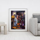 DIY Oil Paint by Numbers Children Candy Hand Painted Acrylic Drawing Home Decor
