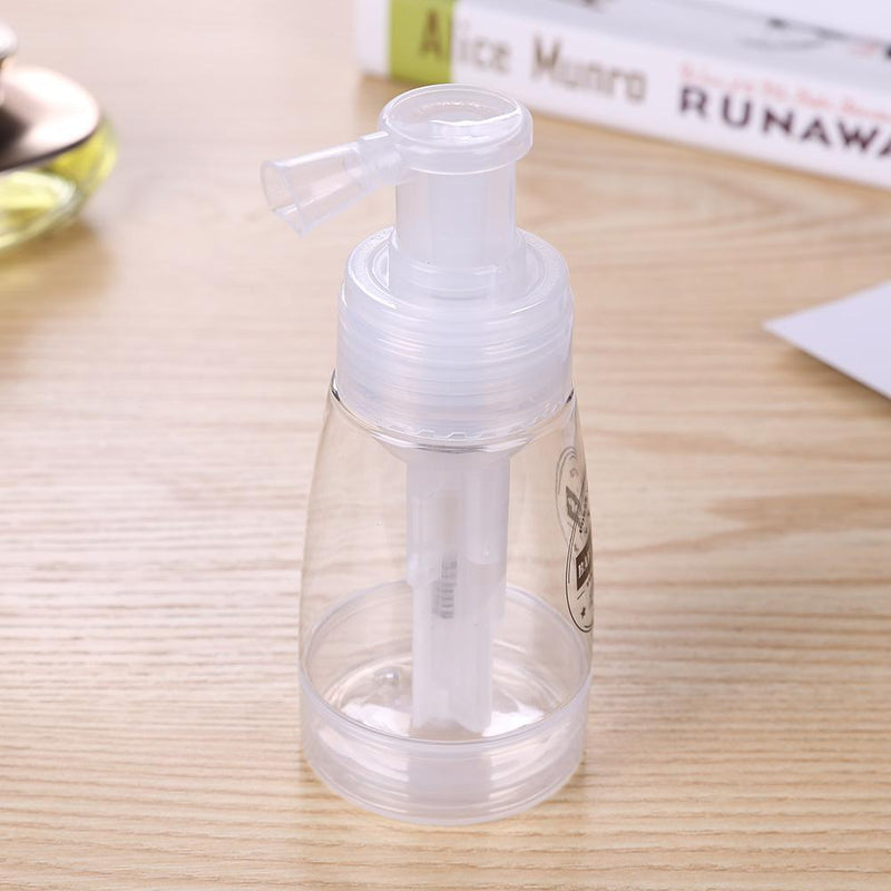 180ml Portable Travel Clear Powder Atomizer Bottle Plastic Refillable Spray