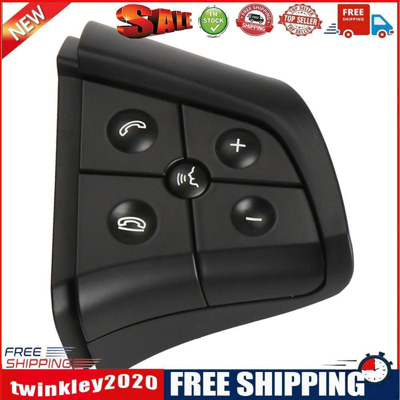 5 Keys Car Steering Wheel Switch for Benz ML/GL-Class W164 (Right Black)