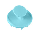 Silicone Shower Hair Wash Comb Brush Head Scalp Massage Brush (Light Blue) Newly