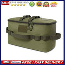 Camping Gas Tank Storage Bag Outdoor Cookware Pot Pan Holder (Army Green)