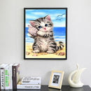 5D DIY Full Drill Diamond Painting Sea Snail Cat Cross Stitch Embroidery