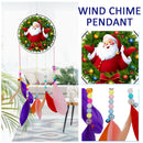 DIY Diamond Painting Acrylic Wind Chime Pendant Crafts Art Decor (Santa) Newly