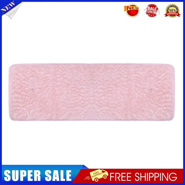 5pcs Fluffy Rugs Anti Slip Doormat Carpet Floor Mat(Pink)