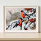 DIY Paint By Number Kit Snow Bird Animal Acrylic Paint Art Craft Decoration Gift