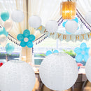 Paper Ball Lantern Decorative Lighting Lamp Wedding Party Decor Art (White)