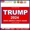 Trump Flag, Anti UV Waterproof 2024 President Keep America Great Again Bann