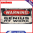 Metal Sign Warning Sign Painting Metal Wall Art High Temperature Resistant Decor