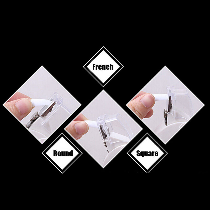 White False Nail Tip Cutter Clipper Slicer Nails Edge Salon Art Tip Trimmer