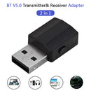 Wireless Bluetooth 5.0 Audio Receiver Transmitter 3.5mm RCA for TV PC Headphone
